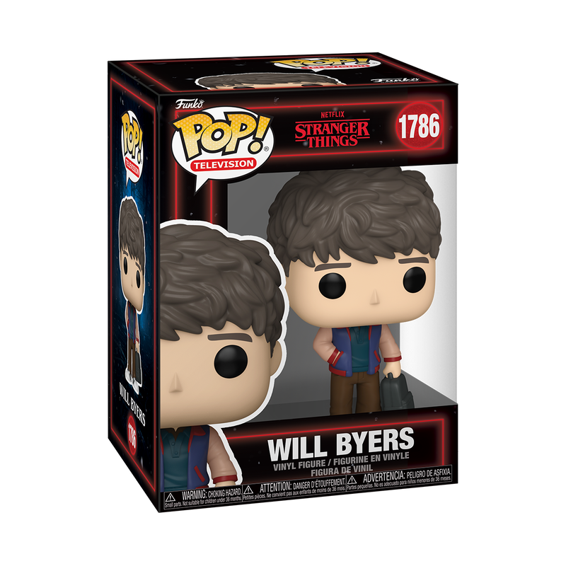Will Byers Funko Pop! #1786 in box packaging from Stranger Things
