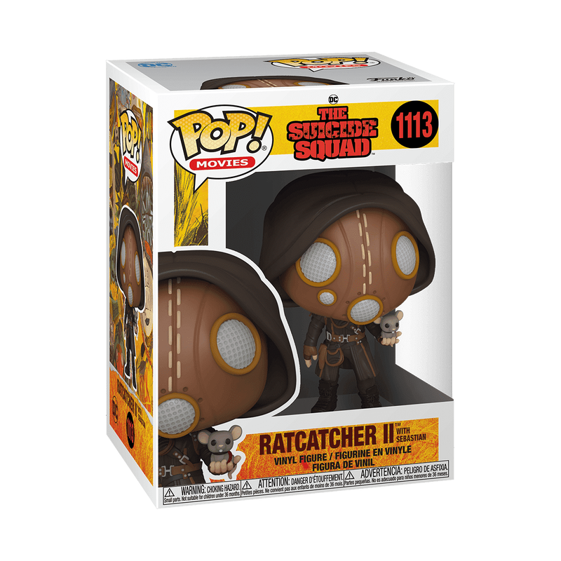 Suicide Squad Ratcatcher II with Sebastian Funko Pop Packaging