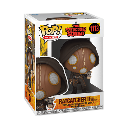 Suicide Squad Ratcatcher II with Sebastian Funko Pop Packaging