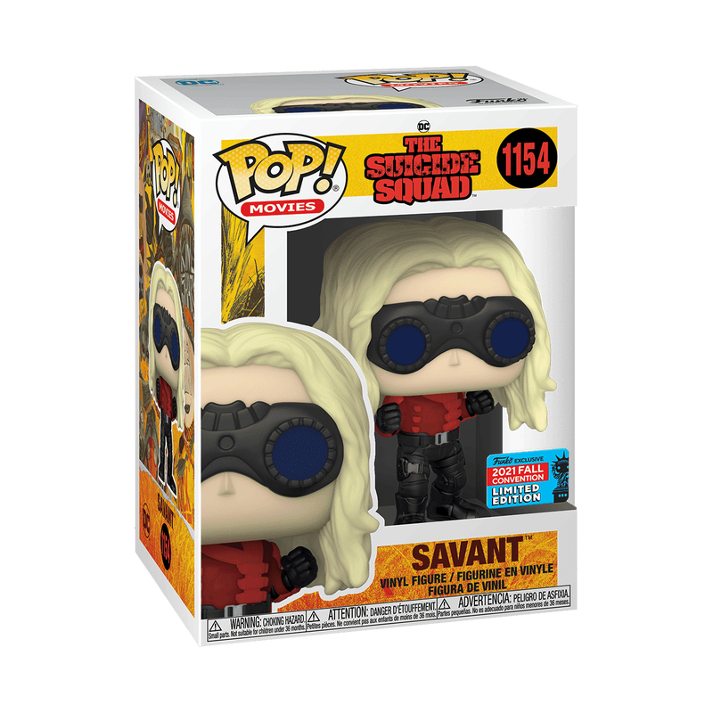 The Suicide Squad Savant 2021 Fall Convention Exclusive Funko Pop Packaging