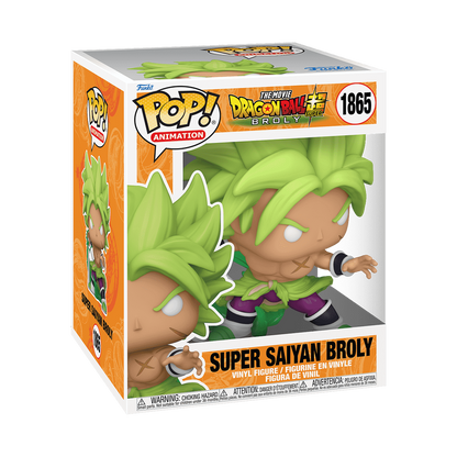Funko Pop! Dragon Ball Super Super Saiyan Broly #1865 Funko Pop box packaging front view