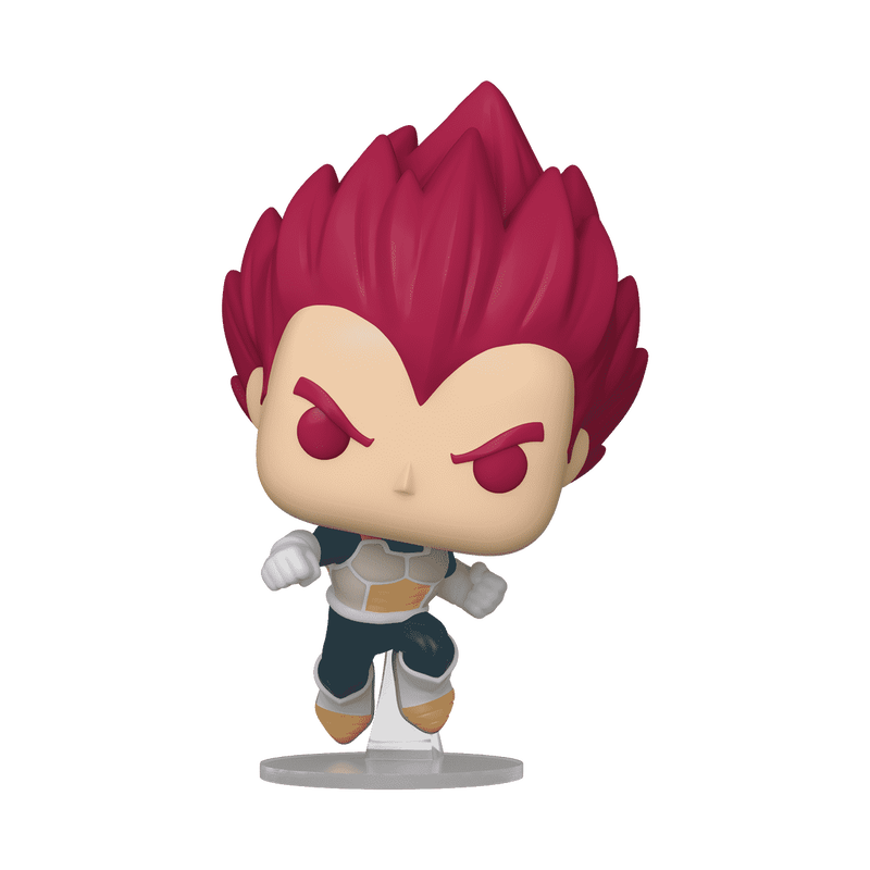 Funko Pop! Dragon Ball Super Super Saiyan God Vegeta #1862 figure out of box