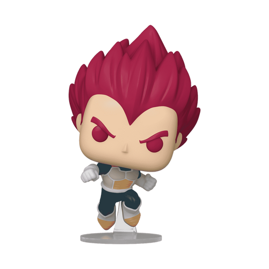 Funko Pop! Dragon Ball Super Super Saiyan God Vegeta #1862 figure out of box
