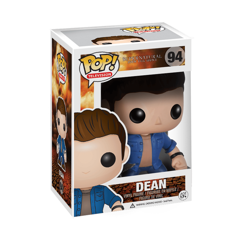 Dean Funko Pop! #94 stock photo in-box from Supernatural
