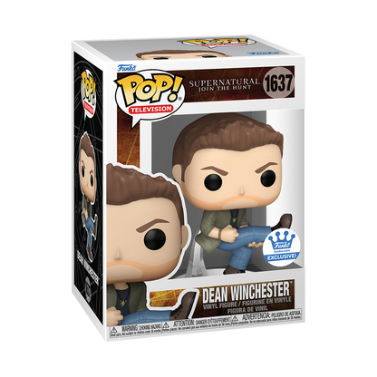 Dean Winchester Eye of the Tiger Funko Pop! #1637 Exclusive stock photo in-box from Supernatural
