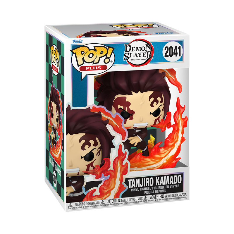 Funko Pop! Plus Demon Slayer Tanjiro Kamado Dancing Flash #2041 Funko Pop box packaging front view
