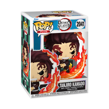 Funko Pop! Plus Demon Slayer Tanjiro Kamado Dancing Flash #2041 Funko Pop box packaging front view
