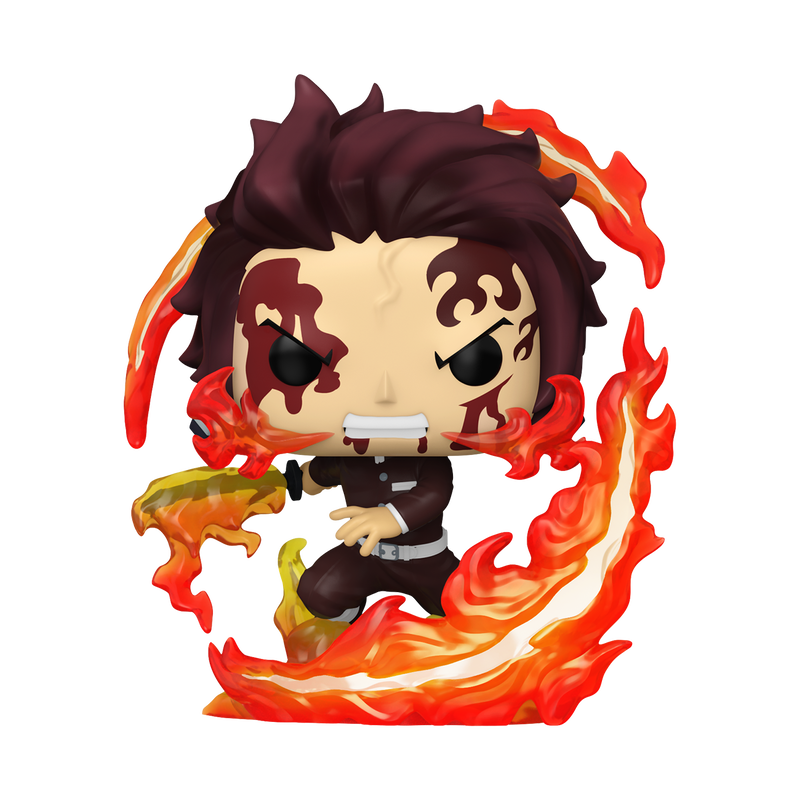 Funko Pop! Plus Demon Slayer Tanjiro Kamado Dancing Flash #2041 figure out of box