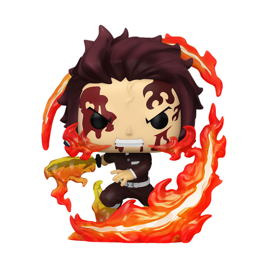 Funko Pop! Plus Demon Slayer Tanjiro Kamado Dancing Flash #2041 figure out of box