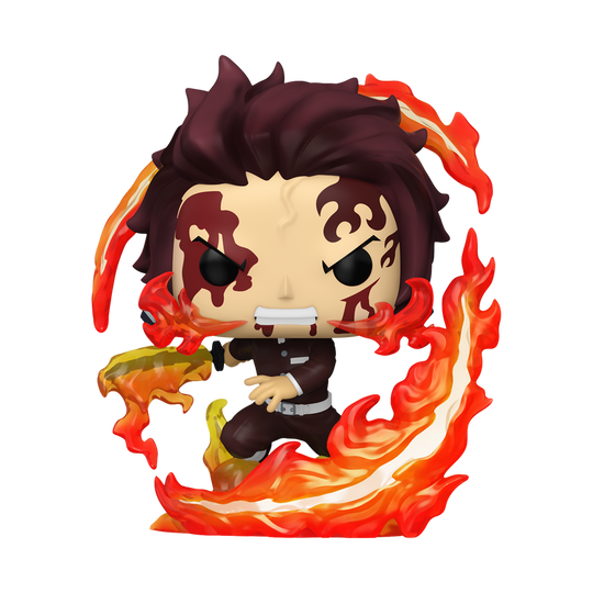 Funko Pop! Plus Demon Slayer Tanjiro Kamado Dancing Flash #2041 figure out of box