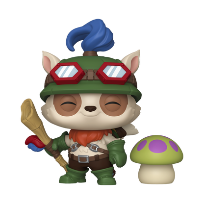 Funko Pop! League of Legends Teemo with Mushroom #1138 figure out of box