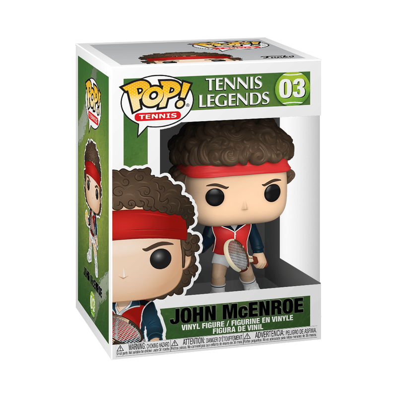 John McEnroe Funko Pop! #03 stock photo in-box from Tennis