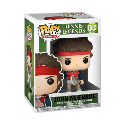 John McEnroe Funko Pop! #03 stock photo in-box from Tennis