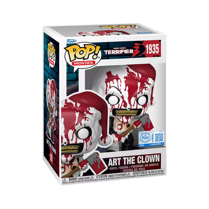 Art The Clown Funko Pop! #1935 Hot Topic Exclusive stock photo in-box from Terrifier 3
