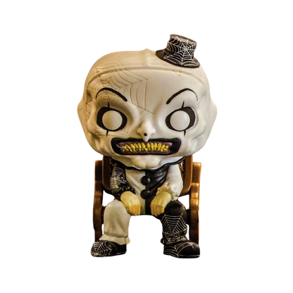 Stock photo of Terrifier 3 Funko Pop! Art the Clown #2090 Hot Topic Scare Fair 2026 Exclusive out of box.