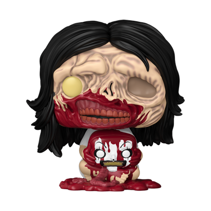 Funko Pop! Terrifier 3 Victoria Heyes #1949 Entertainment Earth Exclusive figure from the complete set shown outside the packaging