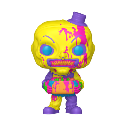 Art the Clown Funko Pop! #2049 Exclusive Blacklight stock photo out-of-box from Terrifier