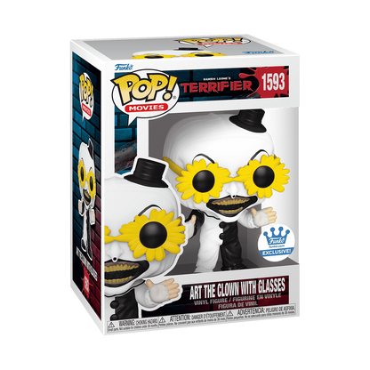 Art the Clown with Sunglasses Funko Pop #1593 in box packaging