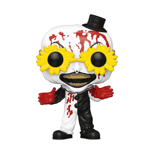 Art the Clown with Glasses Exclusive Chase Funko Pop! #1593 stock photo out-of-box Terrifier