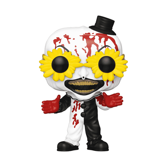 Art the Clown with Glasses Exclusive Chase Funko Pop! #1593 stock photo out-of-box Terrifier
