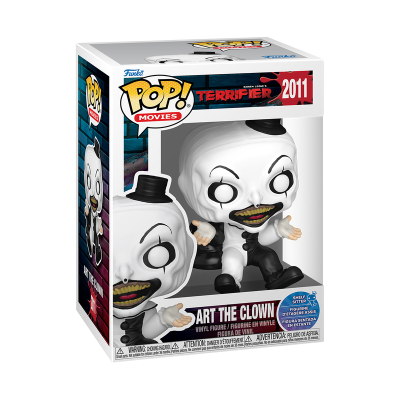 Art the Clown Shelf Sitter Funko Pop! #2011 stock photo in-box Terrifier