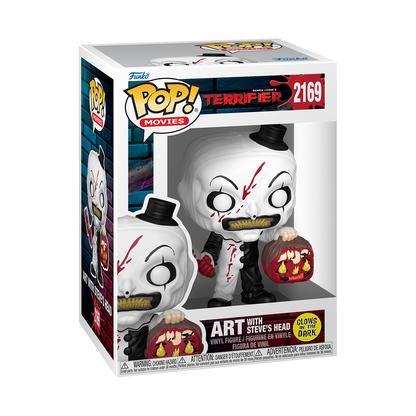 Art with Steve's Head Funko Pop! #2169 Glow stock photo in-box from Terrifier