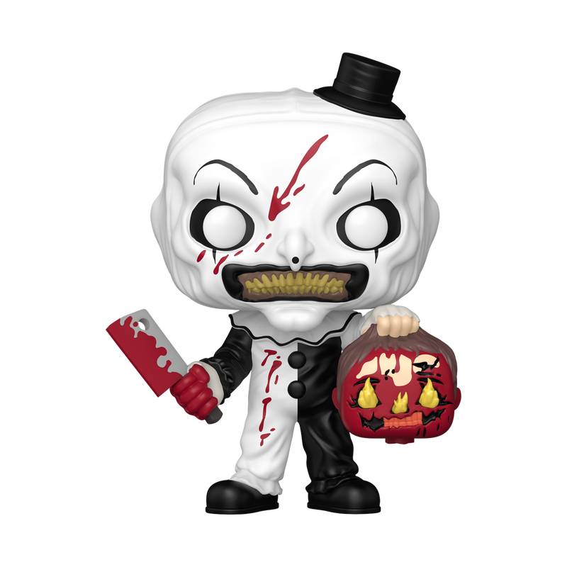 Art with Steve's Head Funko Pop! #2169 Glow stock photo out-of-box from Terrifier