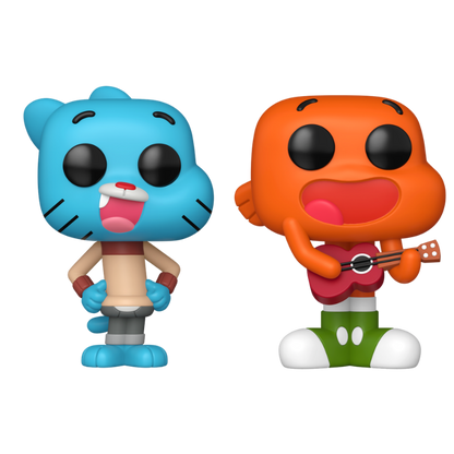 Gumball Watterson Darwin Watterson Funko Pop! #2302 2303 stock photo out-of-box The Amazing World of Gumball