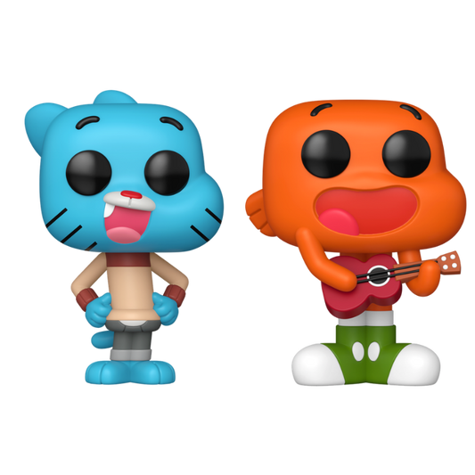 Gumball Watterson Darwin Watterson Funko Pop! #2302 2303 stock photo out-of-box The Amazing World of Gumball