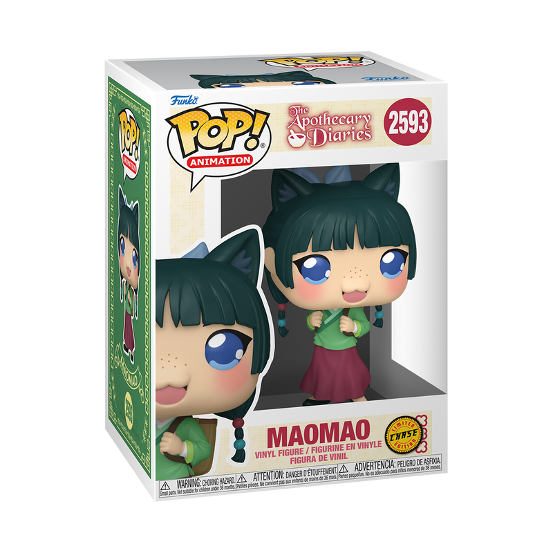 Maomao Funko Pop! #2593 Chase stock photo in-box from The Apothecary Diaries