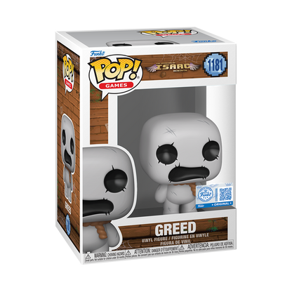 Greed with Noose Funko Pop! #1181 stock photo in-box from The Binding of Isaac