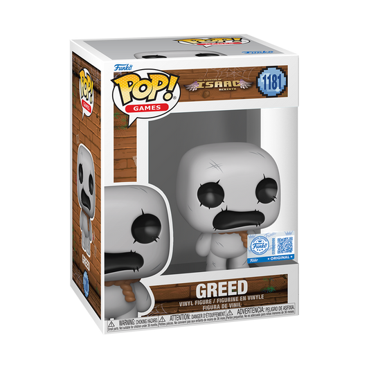 Greed with Noose Funko Pop! #1181 stock photo in-box from The Binding of Isaac