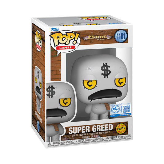 Super Greed Funko Pop! #1181 Chase stock photo in-box from The Binding of Isaac