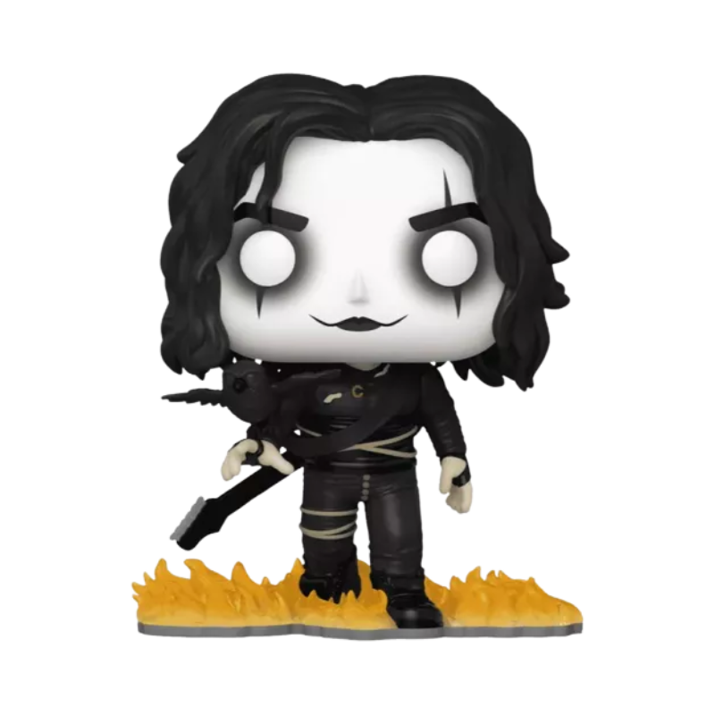 Eric Draven with Crow Funko Pop! #1429 stock photo out of box figure from The Crow
