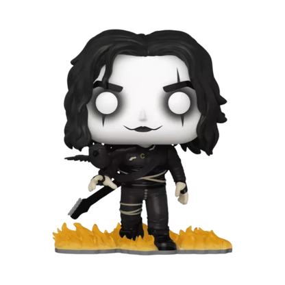 Eric Draven with Crow Funko Pop! #1429 stock photo out of box figure from The Crow