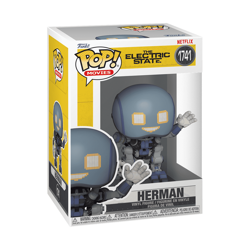 The Electric State Herman Robot Funko Pop Packaging