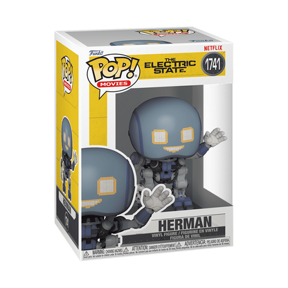 The Electric State Herman Robot Funko Pop Packaging