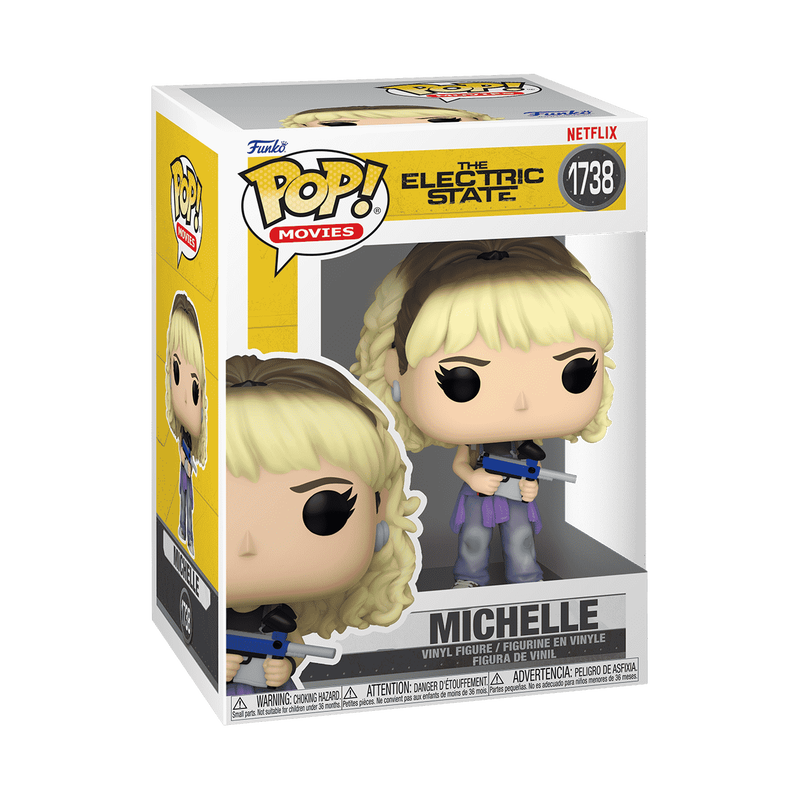 The Electric State Michelle Funko Pop Packaging