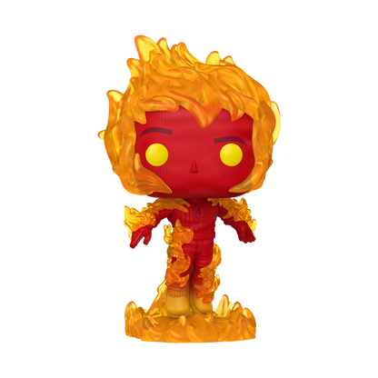 Human Torch Funko Pop! #1517 stock photo out-of-box from The Fantastic Four: First Steps