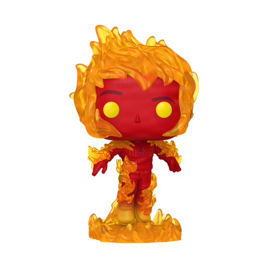 Human Torch Funko Pop! #1517 stock photo out-of-box from The Fantastic Four: First Steps