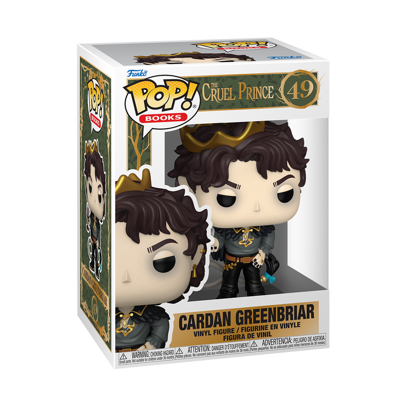 Cardan Greenbriar Funko Pop! #49 stock photo in-box from The Folk of the Air
