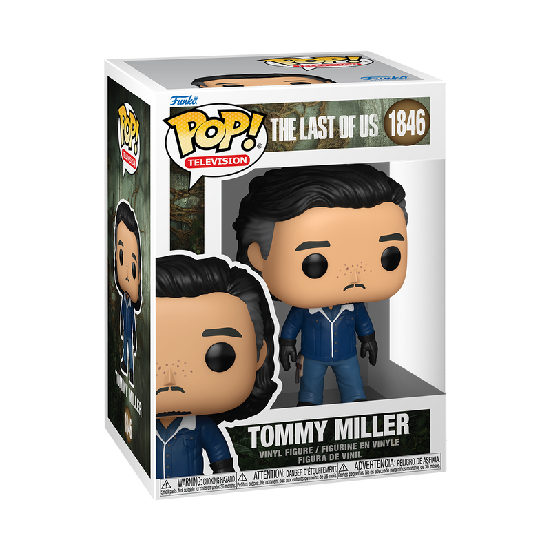 Tommy Miller Funko Pop! #1846 stock photo in-box The Last of Us