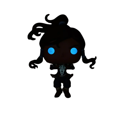 Korra Funko Pop! #801 Glow Chase Hot Topic Exclusive glow-in-the-dark stock photo out-of-box from The Legend of Korra