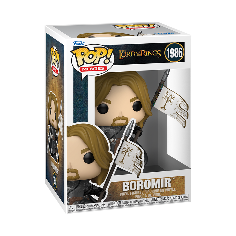 Boromir Funko Pop! #1986 stock photo in-box The Lord of the Rings