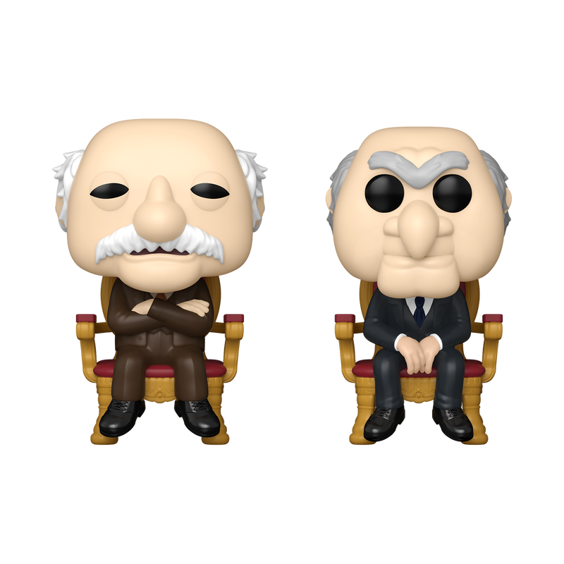 Waldorf & Statler Funko Pop 2 Pack Exclusive figures out of box from The Muppets