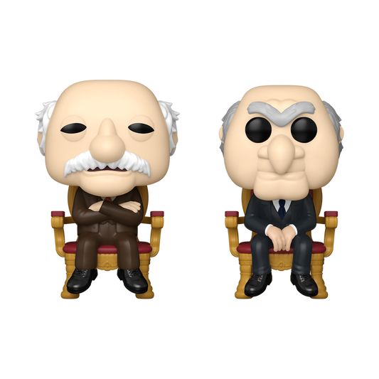 Waldorf & Statler Funko Pop 2 Pack Exclusive figures out of box from The Muppets