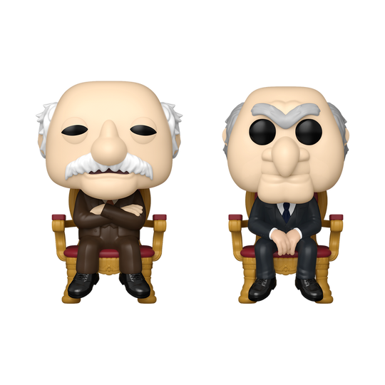 Waldorf & Statler Funko Pop 2 Pack Exclusive figures out of box from The Muppets