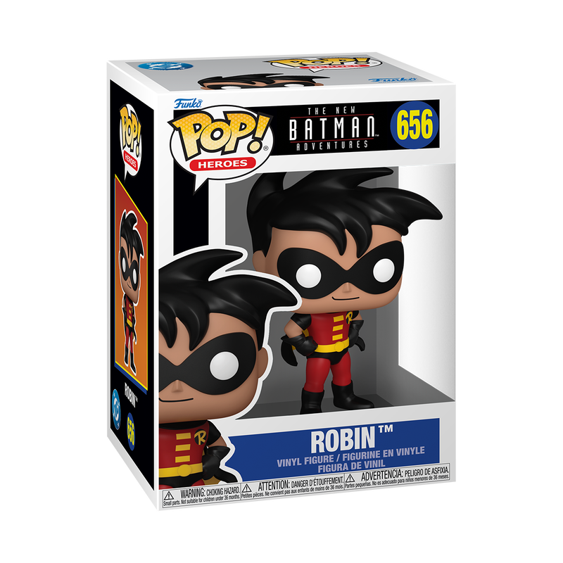 Robin Funko Pop! #656 stock photo in-box from The New Batman Adventures