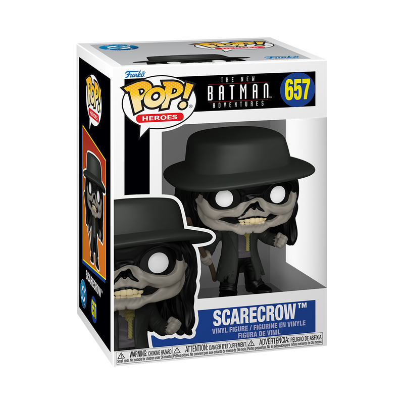 Scarecrow Funko Pop! #657 stock photo in-box from The New Batman Adventures