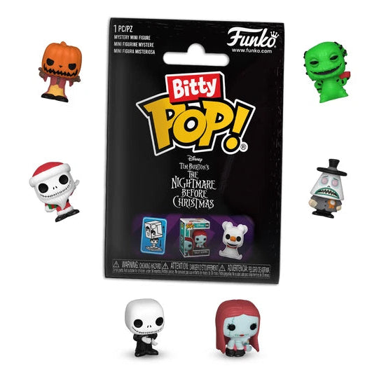 The Nightmare Before Christmas Bitty Pop! 1PC Mystery Bag stock photo in-bag